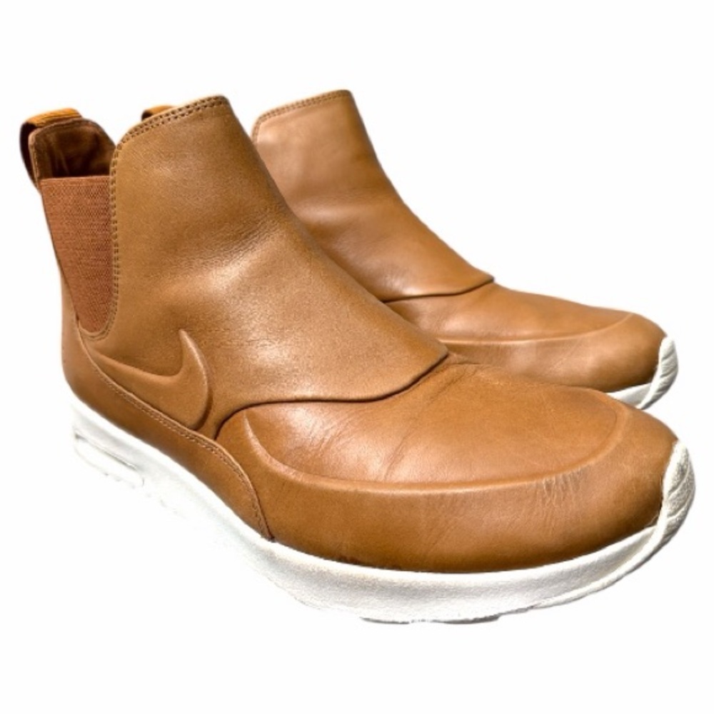 NIKE Air Max Thea Mid Womens Chelsea Boot Sneaker, “Ale” Brown, Size 10.5